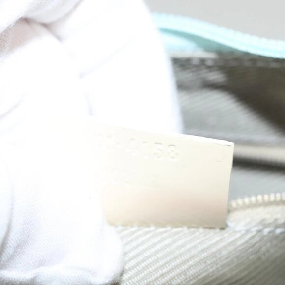 GUCCI GG Canvas Shoulder Bag Light Blue Gold - Picture 11 of 16